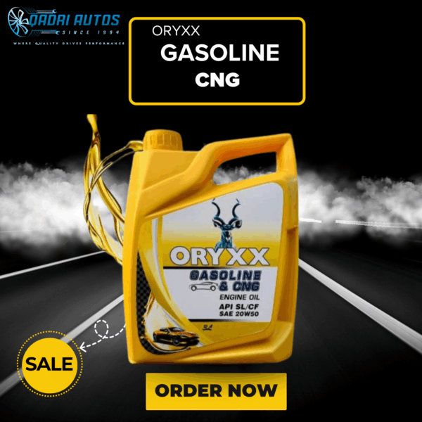 ORYXX Gasoline CNG Engine Oil – Dual Fuel Protection / Semi Synthetic